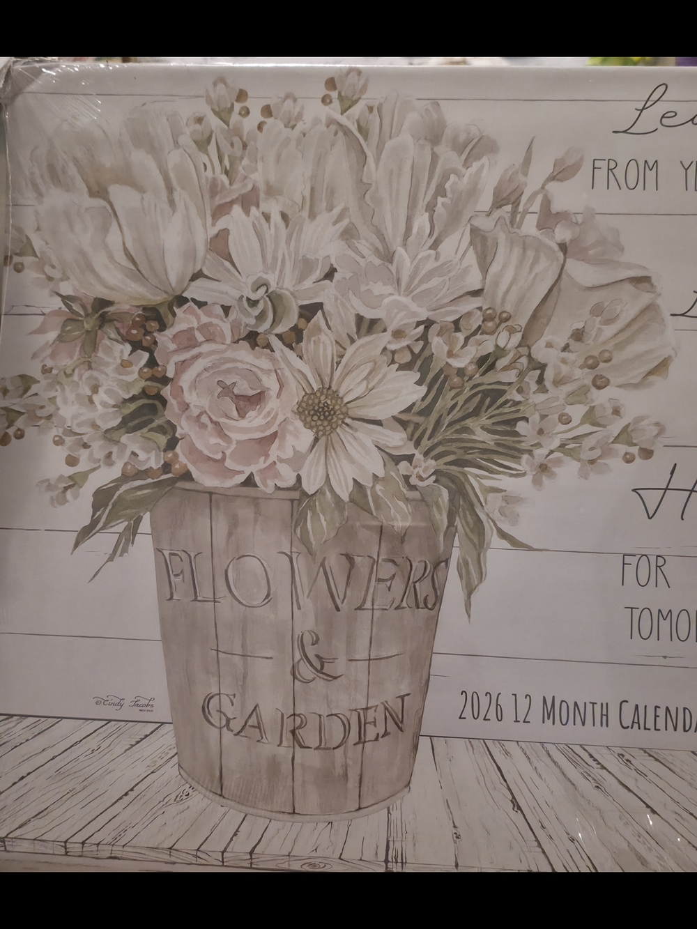 Floral Seasons 2026 Wall Calendar - Multi (Unbranded)